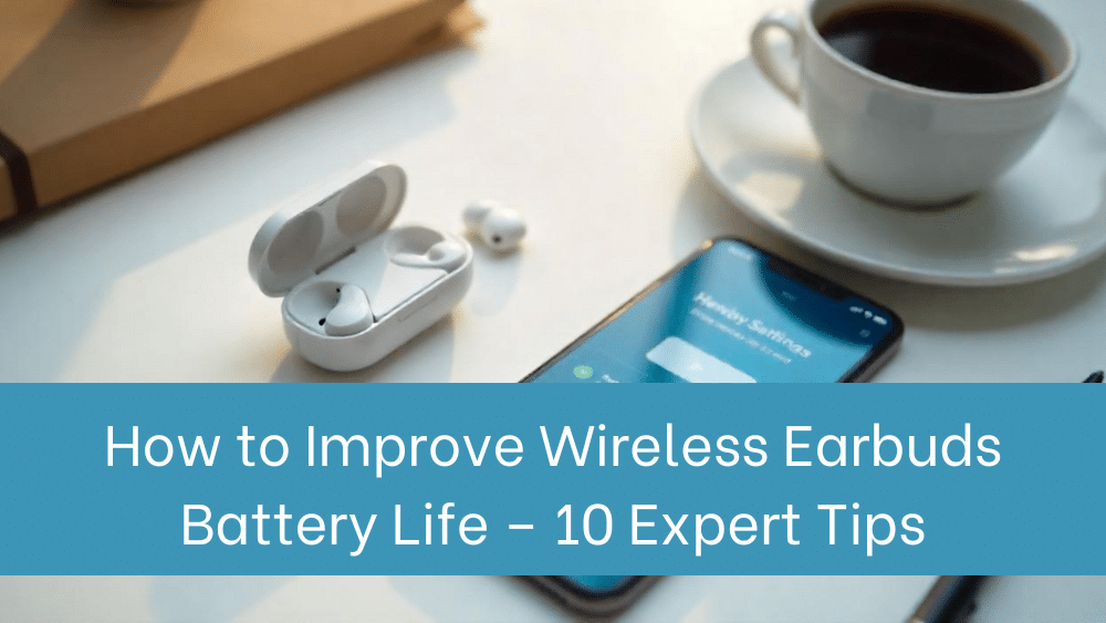 Improve wireless earbuds battery life